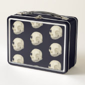 Cat Skull Metall Brotdose (Vorderseite)