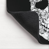 Cat Skull Shirt - Kitty Skeleton Halloween Kostüm Mousepad (Ecke)