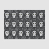 Cat Skull Theme Designed Tissue Paper Seidenpapier (Vorderseite)