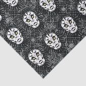 Cat Skull Theme Designed Tissue Paper Seidenpapier (Ausschnitt)