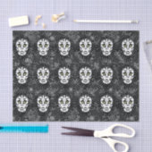 Cat Skull Theme Designed Tissue Paper Seidenpapier (Handwerk)