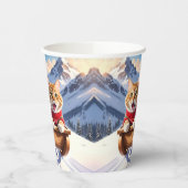 Cat Sled Ride Pappbecher (Links)