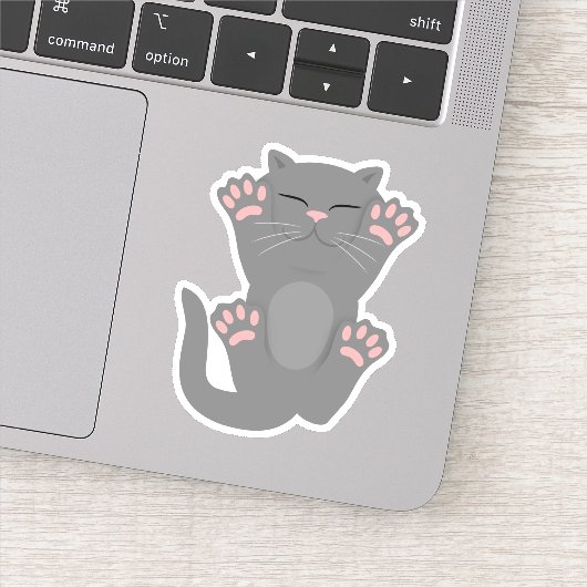 Cat Sleeping Aufkleber (Detail)