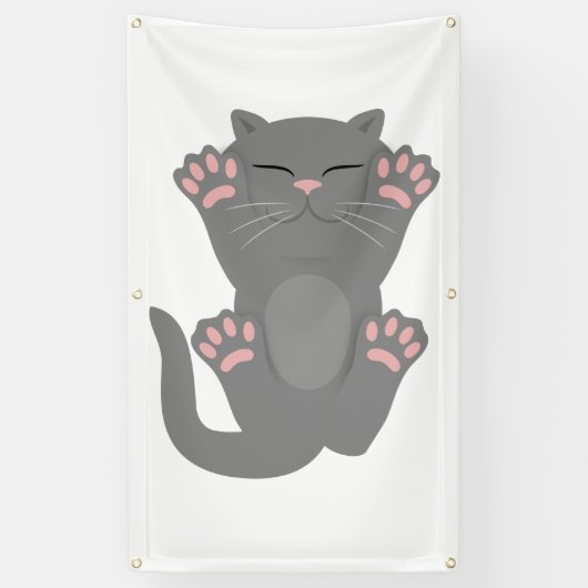 Cat Sleeping Banner (Vertikal)