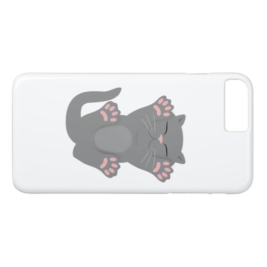 Cat Sleeping Case-Mate iPhone Hülle (Rückseite (Horizontal))
