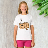 Cat Sleeping Girls T - Shirt