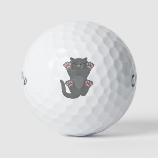 Cat Sleeping Golfball (Vorderseite)