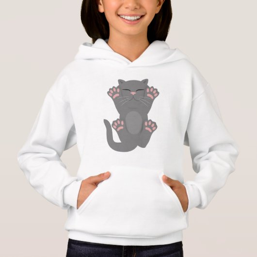 Cat Sleeping Hoodie (Vorderseite)