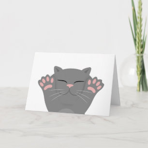 Cat Sleeping Karte