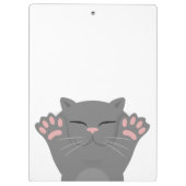 Cat Sleeping Klemmbrett (Rückseite)
