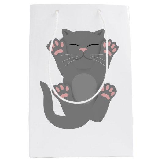Cat Sleeping Mittlere Geschenktüte (Vorderseite)