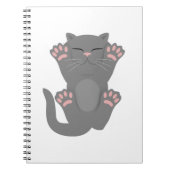 Cat Sleeping Notizblock (Vorderseite)