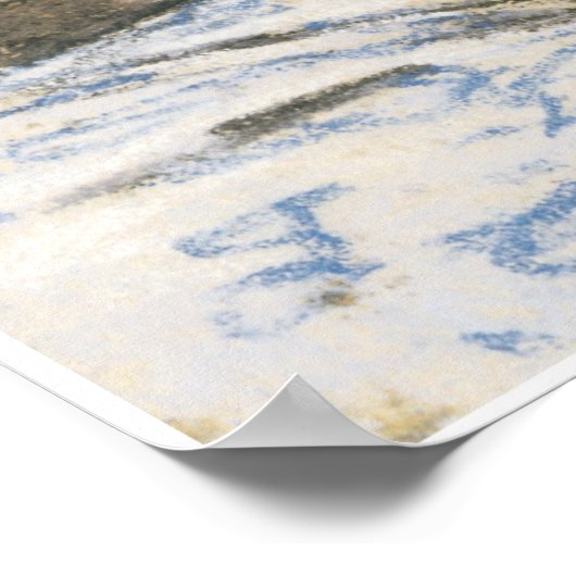 Cat Sleeping on a Bed, c. 1865-70 Poster (Ecke)