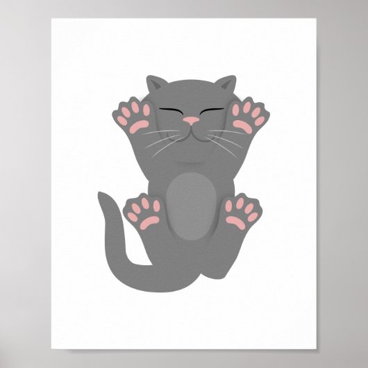 Cat Sleeping Poster (Vorne)