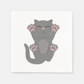 Cat Sleeping Serviette (Vorderseite)