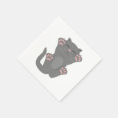 Cat Sleeping Serviette (Ecke)