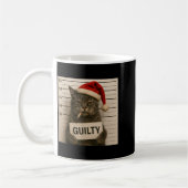 Cat Smoking Cigarette Christmas Funny Meme Cat Kaffeetasse (Links)