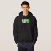 Cat Sneaky Flüchtige Blick Hoodie (Vorne ganz)