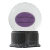 Cat Snow Globe Personalisierte Katze Lover Snow Gl Schneekugel (Rückseite)