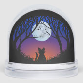 Cat Snow Globe Personalized Cat Lover Snow Globe Schneekugeln (Vorderseite)