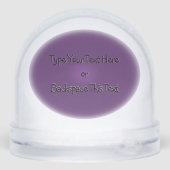 Cat Snow Globe Personalized Cat Lover Snow Globe Schneekugeln (Rückseite)