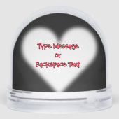 Cat Snow Globe Personalized Cat Lover Snow Globe Schneekugeln (Rückseite)