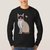 Cat Snowshot Cat T-Shirt (Vorderseite)