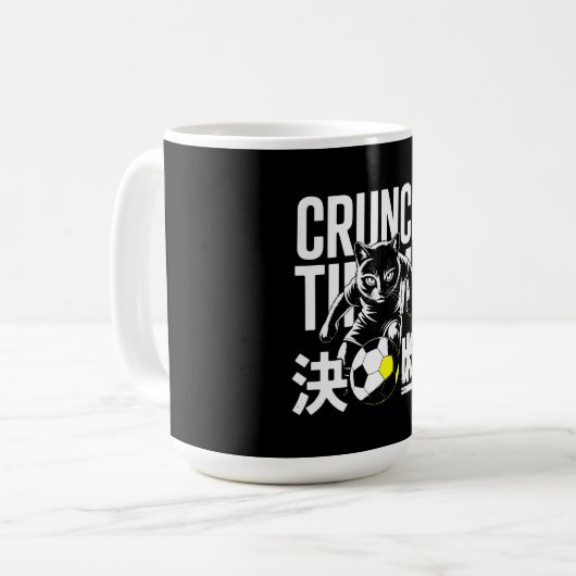 Cat Soccer - For Game Day Fans & Decisive Cat Love Kaffeetasse (Vorderseite Links)