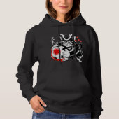 Cat Soccer Player Women's Hoodie - Unique Japanese (Vorderseite)