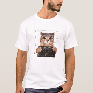 Cat Sofa Destroyer Tasse schießen von festgenommen T-Shirt