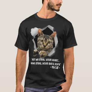 Cat Sofa Lustigen Sprüche Cat Lover Geschenk T-Shirt
