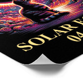 Cat Solar Eclipse 2024 Totality April 8 Männer Fra Poster (Ecke)