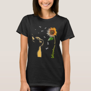 Cat Sonnenblume Schizophrenie Bewusstsein T-Shirt