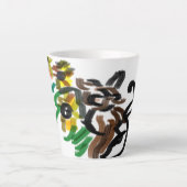 Cat Sonnenblumen Milchtasse (Vorderseite)