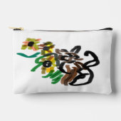 Cat Sonnenblumen Zubehörtasche (Vorderseite)
