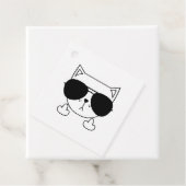 Cat Sonnenbrille Middle Finger Geschenkanhänger (Beispiel)