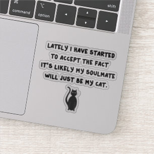 Cat Soulmate Aufkleber
