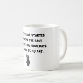 Cat Soulmate Kaffeetasse (VorderseiteRechts)