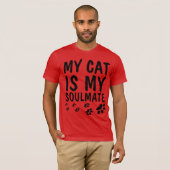 CAT SOULMATE VALENTINE'S DAY T - Shirt (Vorne ganz)