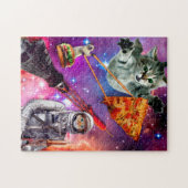 Cat Space Federation Poster Puzzle (Horizontal)