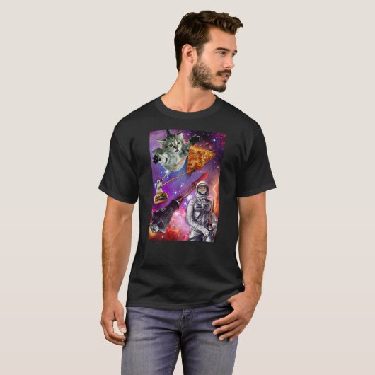 Cat Space Federation T-Shirt (Vorne ganz)