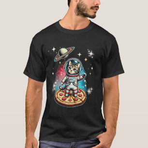 Cat Space Geschenke Cat Mama Katze Vater Astronaut T-Shirt