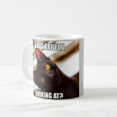 Cat Spaß Kaffee Tasse (Vorderseite Links)