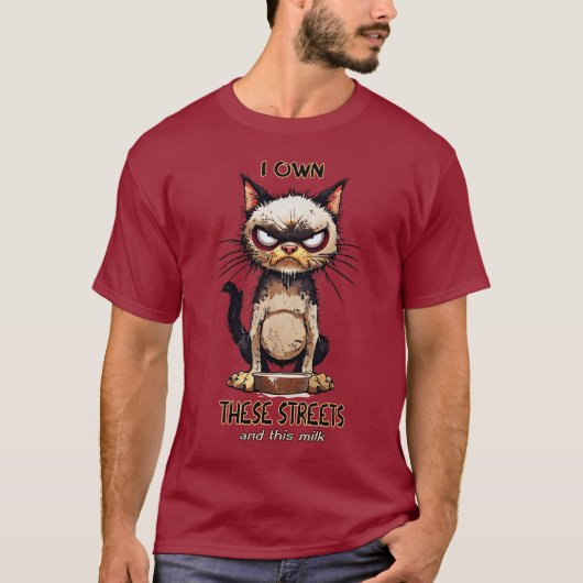 Cat Spaß T - Shirt (Vorderseite)
