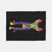 Cat Sphynx Funny Cat Lover Geschenke für Männer Fleecedecke (Vorderseite (Horizontal))