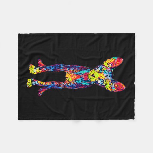 Cat Sphynx Funny Cat Lover Geschenke für Männer Fleecedecke (Vorderseite (Horizontal))