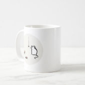 Cat & Spider Tasse (Vorderseite Links)