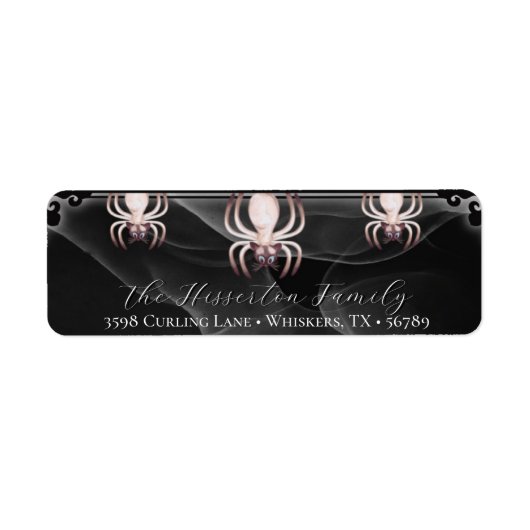 Cat Spiders Rücksendeadresse (Vorne)