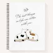 Cat Spiral Notebook - Ideal für Ihre Gedanken Notizblock (Vorderseite)