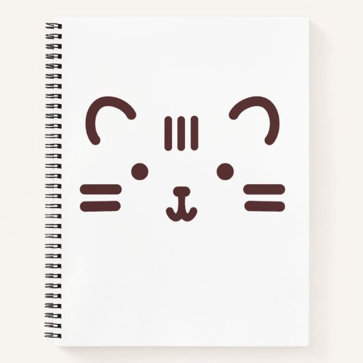 Cat Spiral Notebook Notizblock (Vorderseite)